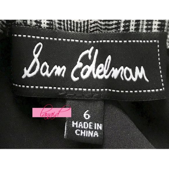 Sam Edelman Off-The-Shoulder Plaid Dress Midi 6 - Picture 7 of 9